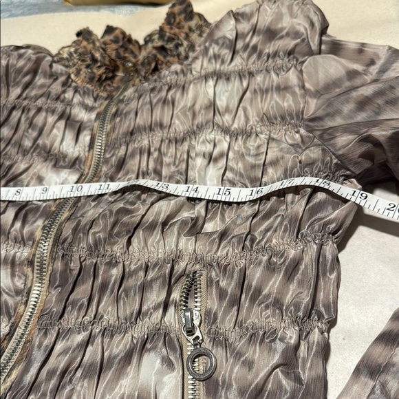 Alberto Makali Leopard Accent Bomber Jacket - Picture 9 of 10